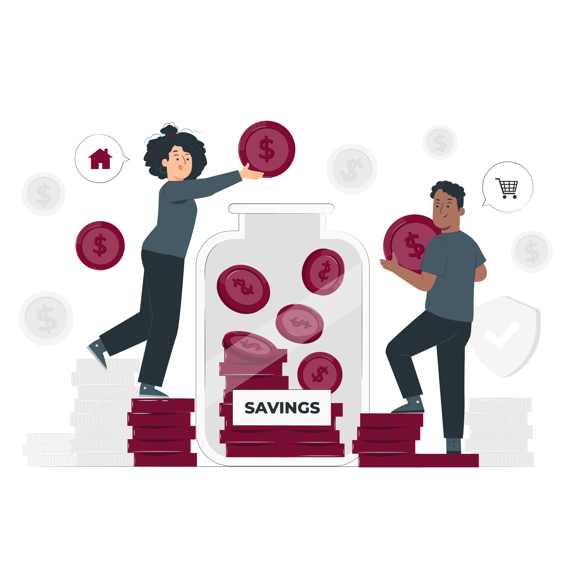 Illustration of financial success